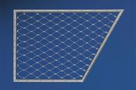 SUS 316 7x7 7x19 Stainless Steel Wire Rope Mesh Fence For Animal Enclosure